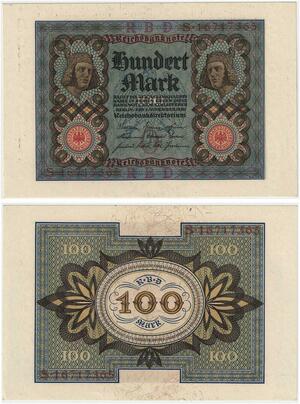 R0896 Germany Banknote 100 Mark 1920 UNC-> Make Offer