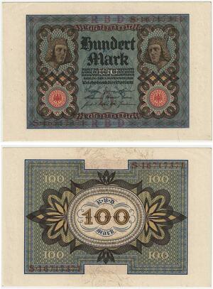 R0897 Germany Banknote 100 Mark 1920 UNC -> Make Offer