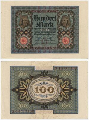 R0900 Germany Banknote 100 Mark 1920 UNC -> Make Offer