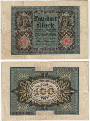 R0901 Germany Banknote 100 Mark 1920 -> Make Offer