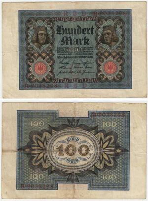 R0903 Germany Banknote 100 Mark 1920 -> Make Offer