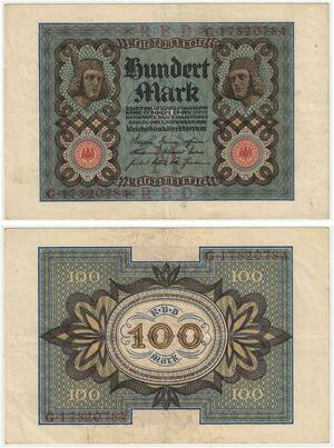 R0904 Germany Banknote 100 Mark 1920 -> Make Offer