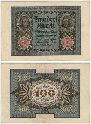 R0905 Germany Banknote 100 Mark 1920 -> Make Offer