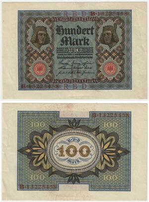 R0911 Germany Banknote 100 Mark 1920 UNC -> Make Offer
