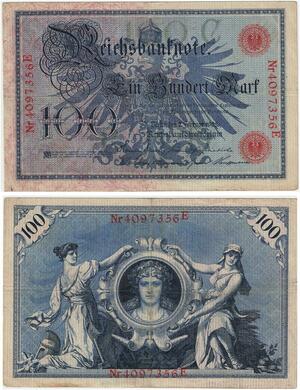 R0945 Germany Banknote 100 Mark 1908 -> Make Offer