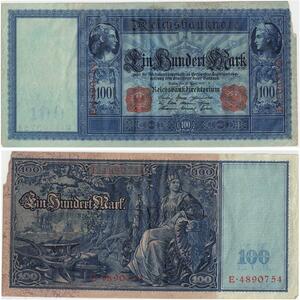 R0949 Germany Banknote 100 Mark 1910 -> Make Offer