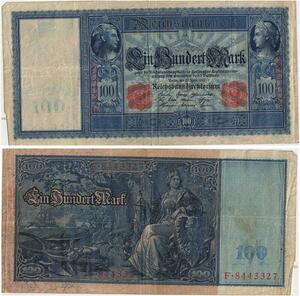 R0959 Germany Banknote 100 Mark 1910 -> Make Offer