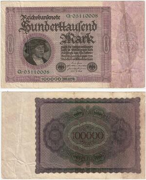 R0993 Germany Banknote Inflation 10000 Mark 1923 -> Make Offer