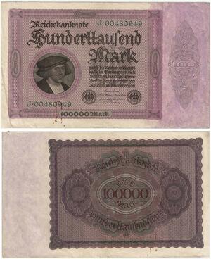 R1000 Germany Banknote Inflation 10000 Mark 1923 AU -> Make Offer