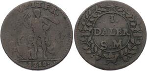 O2017 Sweden Nottaler Daler 1718 Schweden Karl XII Jupiter ->Make offer