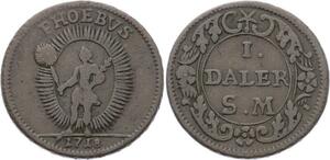 O2029 Schweden Suede Daler 1718 Karl XII 1697-1718 Phoebvs ->Make offer