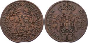 O2091 Portugal 10 Reis Maria I 1799 ->Make offer