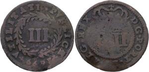 O2094 Scarce Portugal 3 Reis Pedro II 1699 ->Make offer