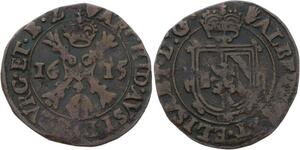 O2112 Brabant Albert Isabelle Gigot Duit 1615 Antwerp Anvers