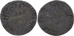 O2139 Rare Venezuela  1/2 Real Ferdinand VII 1815 Guayana ->Make offer