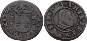 O2277 Spain 16 Maravedis Philippvs 1664 Cuenca ->Make offer