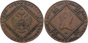 O2345 Austria 30 Kreuzer Franz II 1807 A Wien ->M offer