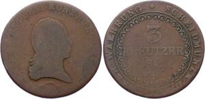 O2355 Austria 3 Kreuzer Franz II 1812 ->M offer