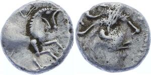 O2457 Rare Denier Eduens Bibracte Mont-Beuvray Cheval à Droite Argent ->M offre