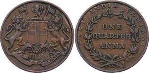 O2488 British India 1/4 Anna 1835 ->Make offer