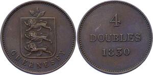 O2494 Guernsey 4 Doubles 1830 ->Make offer