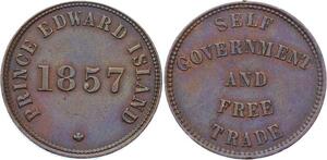 O2496 Canada 1/2 Penny Prince Edward island 1857 AU ->Make offer