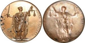 O6004 Unique Cliché uniface Cours Assises Colonies Charles X 1828 Desnoyers SPL