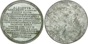 O6064 France Unique Cliché Lorraine Adalbert Alsace 1047-1048 N°5 Desnoyers SUP