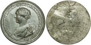 O6066 France Unique Cliché Gertrude Flandes Lorraine Lothringen N°7 Desnoyers SUP