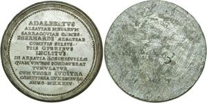 O6079 France Unique Cliché Adalbert Alsace Lorraine Lothringen N°3 Desnoyers SUP