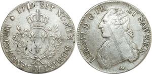 O6163 France Ecu Louis XVI 1779 M Toulouse Argent Silver ->M offre