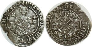 O6220 Italy Napoli Naples Roberto I 1309-1343 Gigliato Silver ->Make offer