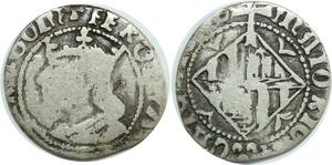 O6223 Spanish Real Fernando II Catholic Majorca 1479 1516 Silver ->Make offer