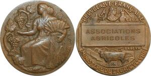 O6243 France Médaille Associations Agricoles Petit Sciences Labeur SUP