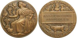 O6275 France Médaille Associations Agricoles Petit SUP