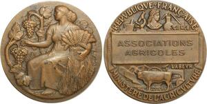 O6293 France Médaille Science Agricoles Ministère Agriculture SUP