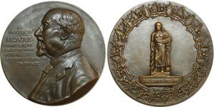 O6318 France Rare Médaille Moure Oto-Rhino-Laryngologie Cogné 1926 SUP