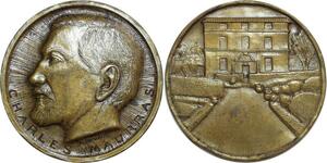 O6319 France Médaille Charles Maurras Maison Martigues Rivaud SUP