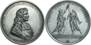 O6384 France Médaille Jean-Baptiste Colbert Controleur Gen des Finances 1683 SPL