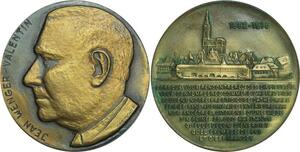 O6388 France Médaille Jean Wenger Valentin Britschu 1981 Cathédrale SUP