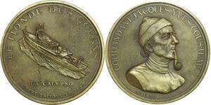O6414 France Médaille Jacques Cousteau Océans Calypso SUP