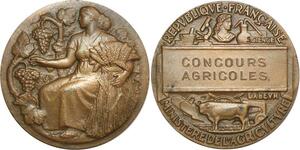 O6416 France Médaille Sciences Labeur Concours Agricole SUP