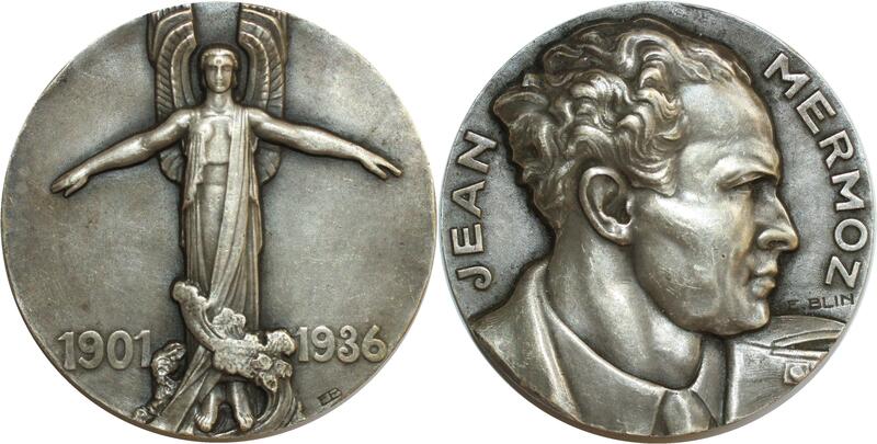 Médaille Vierge Art Déco or 18k gravée française
