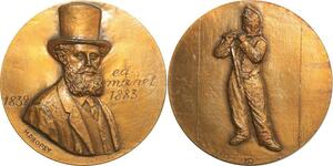 O6436 France Médaille Edouard Manet Peintre Graveur 1832 1883 SUP