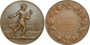O6465 France Médaille Associations Agricoles Lagrange Melun 1948