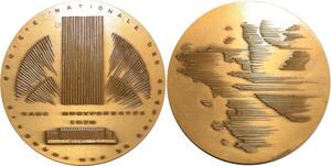 O6466 France Coffret Médaille SNCF Gare Montparnasse 1970 Navarre FDC