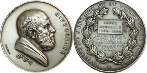 O6493 Rare France Médaille Hippocrate Faculté Médecine Pharmacie Toulouse 1909 Argent