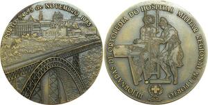 O6494 Medal Porto 1983 Jornadas Ortopedia Do Hospital Militar SUP
