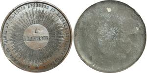 O6526 Rare Epreuve uniface France Algeria baptême Prince Impérial 1856