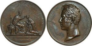 O6529 Rare Médaille Sacre Charles X Reims 1825 Gayrard SUP ->Make offer